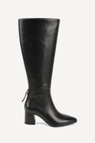 Ghete din piele cu toc mediu MGZ-330-3235-negru