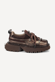 Mocasini din piele cu prindere MGZ-90-10356