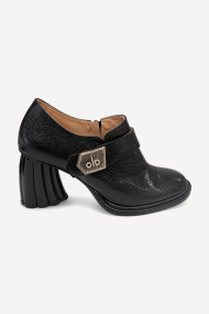 Pantofi cu toc înalt din piele naturală MGZ-90-318-negru