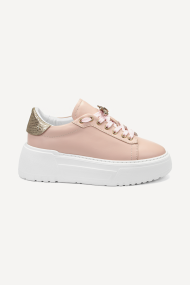 Sneakers din piele NSR-6434-roz
