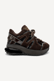 Pantofi sport din piele naturală și piele întoarsă NSR-9514