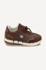 Pantofi sport din piele întoarsă și textil MGZ-253-8077