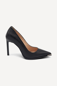 Pantofi cu toc înalt din piele ADL-1832-25-negru