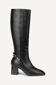 Cizme cu toc gros din piele ADL-3048-24