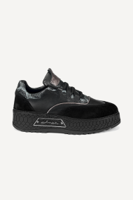 Pantofi sport din piele și piele întoarsă ARG-24546