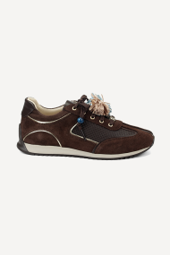 Pantofi sport din piele întoarsă și piele ARG-26-008
