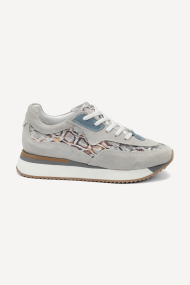 Pantofi sport din piele și piele întoarsă ARG-26-030