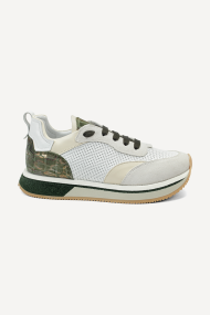 Pantofi sport din piele și piele întoarsă ARG-26-043