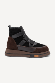 Ghete sport din piele naturală și piele întoarsă ARG-2766