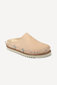Papuci din piele ART-45-111-bej