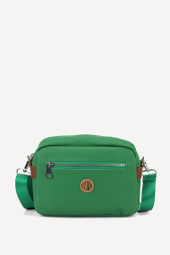 Poseta din imitație de piele DS-6350-verde