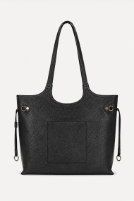 Geantă din piele ecologică DS-6486-negru