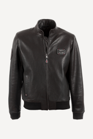 Geaca de piele ENV-3428-negru