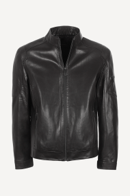 Geaca de piele ENV-3904-negru