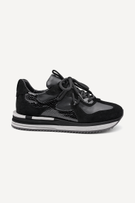 Pantofi sport din piele naturală și piele întoarsă ESL-2769