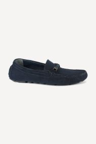 Mocasini din piele întoarsă ETR-16798-bleumarin 