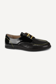 Mocasini din piele lacuita ETR-9309