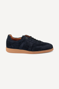 Pantofi sport de piele întoarsă ETR-9833-albastru
