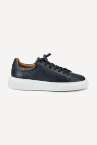 Pantofi sport din piele GS-100-26-albastru