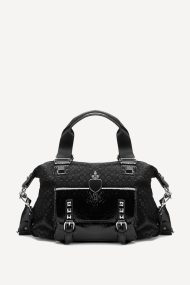 Geantă din imitație de piele și textil KB-26917