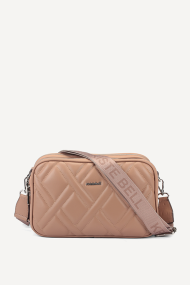 Poseta din imitație de piele KB-7146-mocca