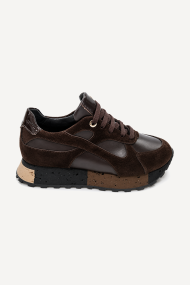 Pantofi sport din piele întoarsă și piele MGZ-100-2150-87