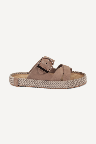 Papuci din piele intoarsa MGZ-168-503-bej
