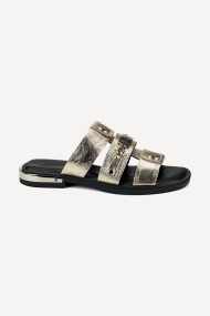 Papuci din piele cu toc jos MGZ-200-25-050