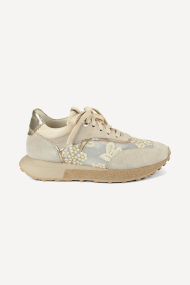 Pantofi sport de piele si dantelă MGZ-253-6069