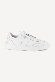 Pantofi sport de piele MGZ-309-3122-alb