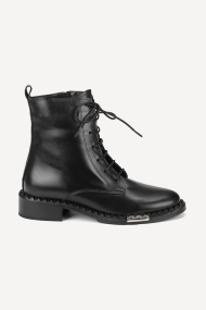 Botine cu toc scăzut din piele MGZ-343-7540