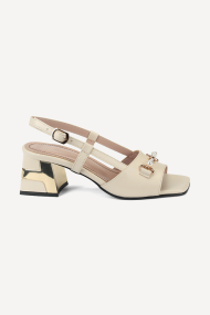 Sandale din piele cu toc mijlociu MGZ-378-507