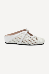 Papuci din piele naturală tricotată MGZ-378-5326