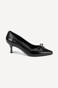 Pantofi cu toc de piele MGZ-379-416-negru