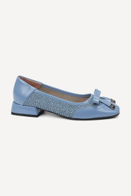 Mocasini din piele lăcuită MGZ-434-1360-albastru