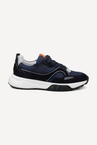 Pantofi sport din piele întoarsă și textil MGZ-454-040-albastru