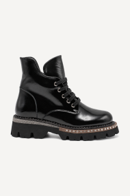 Ghete din piele naturală lăcuită MGZ-487-35