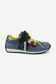 Pantofi sport din piele întoarsă MGZ-85-3759-albastru