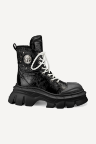 Botine din piele lacuîta MGZ-90-10019/1
