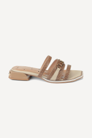 Papuci din piele cu toc jos MGZ-90-10247