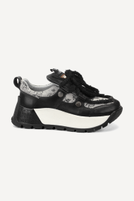 Pantofi sport din piele cu imprimeu MGZ-90-10447