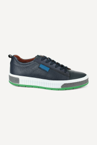 Sneakers din piele MM-15076-bleumarin