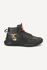 Pantofi sport din piele și textil MM-16316-2
