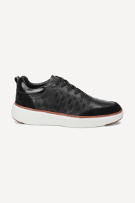 Pantofi sport din piele și piele întoarsă MM-21348
