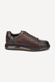 Pantofi sport din piele MM-22306-maro