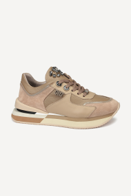 Pantofi sport de piele NSR-6195-bej