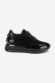 Pantofi sport de piele NSR-6371-negru