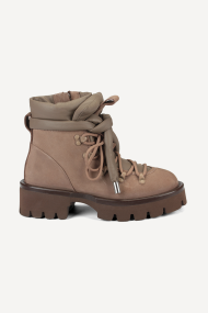 Botine de piele NSR-6476-maro