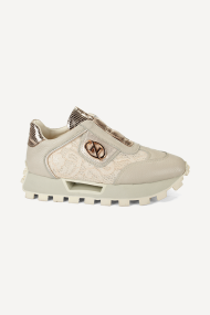 Pantofi sport de piele si dantelă NSR-6839