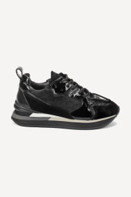 Pantofi sport din piele și piele întoarsă NSR-9057
